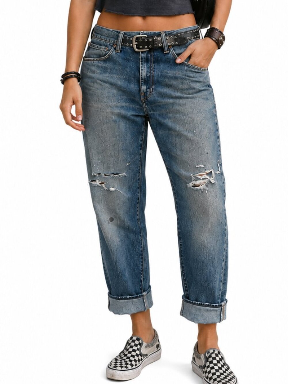 Levi’s 541 Distressed Jeans 34x32 Grunge